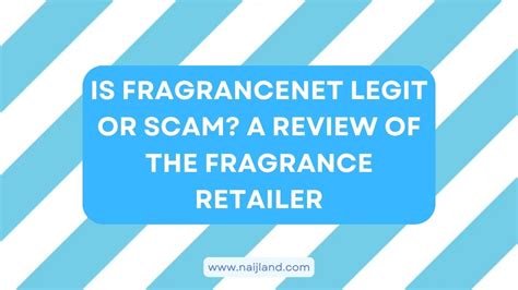 is fragrance net a scam